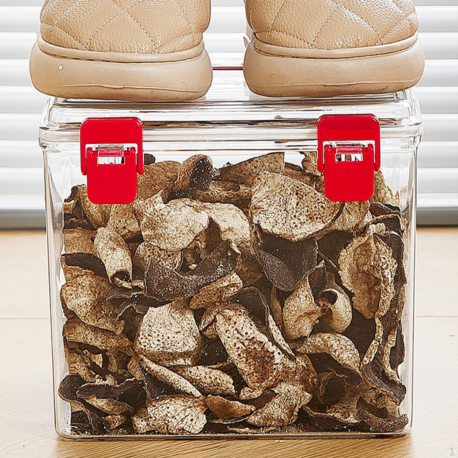 

Airtight Food Storage Container Jar Decorative Portable Spaghetti Canister for 4L