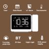Projection Alarm Clock for Ceiling, Bluetooth Auto-Sync Time & Temp, Adjustable Focus Bedside Clock, Great for Kids Adults