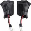 Durable-2Pcs LED Under Side Mirror Lights Welcome Puddle Lamps For Volvo C30 C70 S40 S60 S80 V40 V50 V70 XC70 XC90 31217838