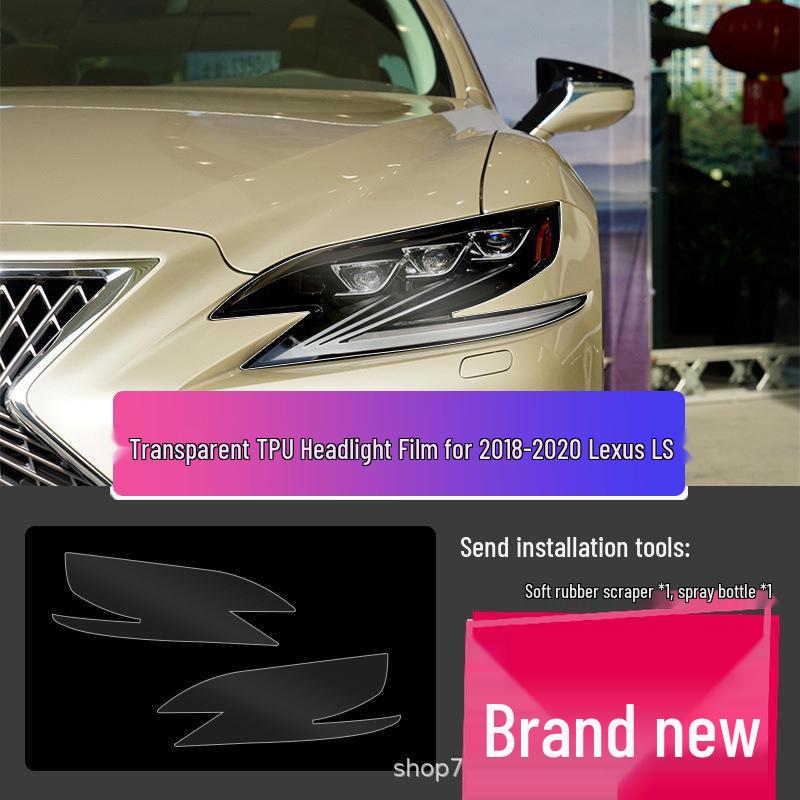 Transparent Smoked Protective Headlight Film for Lexus CT200, ES, RX, UX, IS, NX, LX