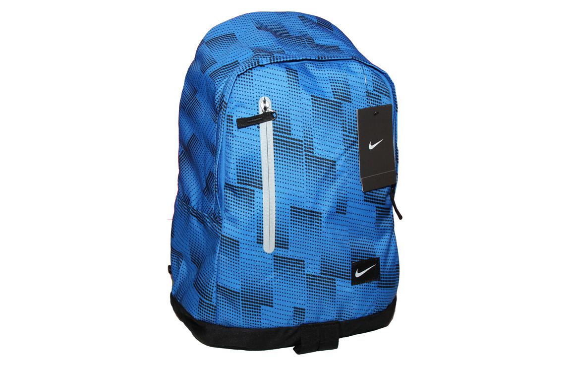 Nike Polyester Backpack Unisex Blue BA4856-435 Blue