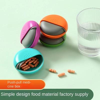 1 Grilles Organisateur de Pilules Boîte à Pilules Médicaments Pilulier Petit Conteneur Étanche Étui à Médicaments Vitamines Comprimés Capsules Organisateur