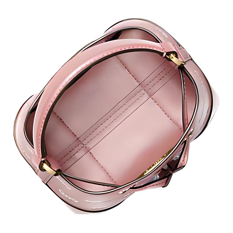 New MICHAEL KORS Mercer Leather Bucket Bags Shoulder Bag Crossbody Bag Handbag Small Size Women's Pink 35F3GM9M1L-664