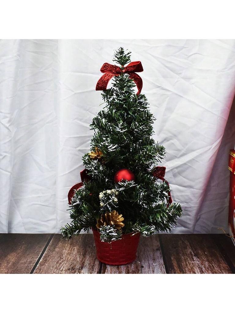 Christmas Tree Decorations Children DIY Handicraft Home Bedroom Party 20/30/40cm Artificial Christmas Tree 2025 New Year Gift