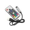 RGB Strip Light Controller 17Key USB LED Controller 5V Remote Control RF Wireless Dimmer For SMD 5050 2835 3528 LED Lamp Tape