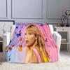Coperta K-PopT- Taylor-S-Swift - Regalo per Fan - Adatta per Casa, Tempo Libero, Campeggio e Viaggio - Coperta Multifunzionale