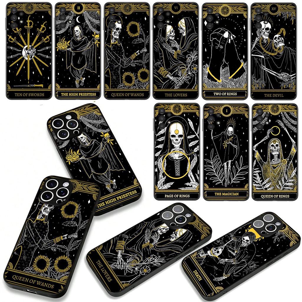 Tarot card fate divination Phone Cover Case for OPPO A54 A40 A60 A80 A18 A16 A17 A38 A78 A79 A57 A55 A96 A15 A12 Casing