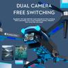 Mini dron zdalnie sterowany z podwójnym aparatem Składany bezgłowy dron powietrzny 8K z silnikiem bezszczotkowym