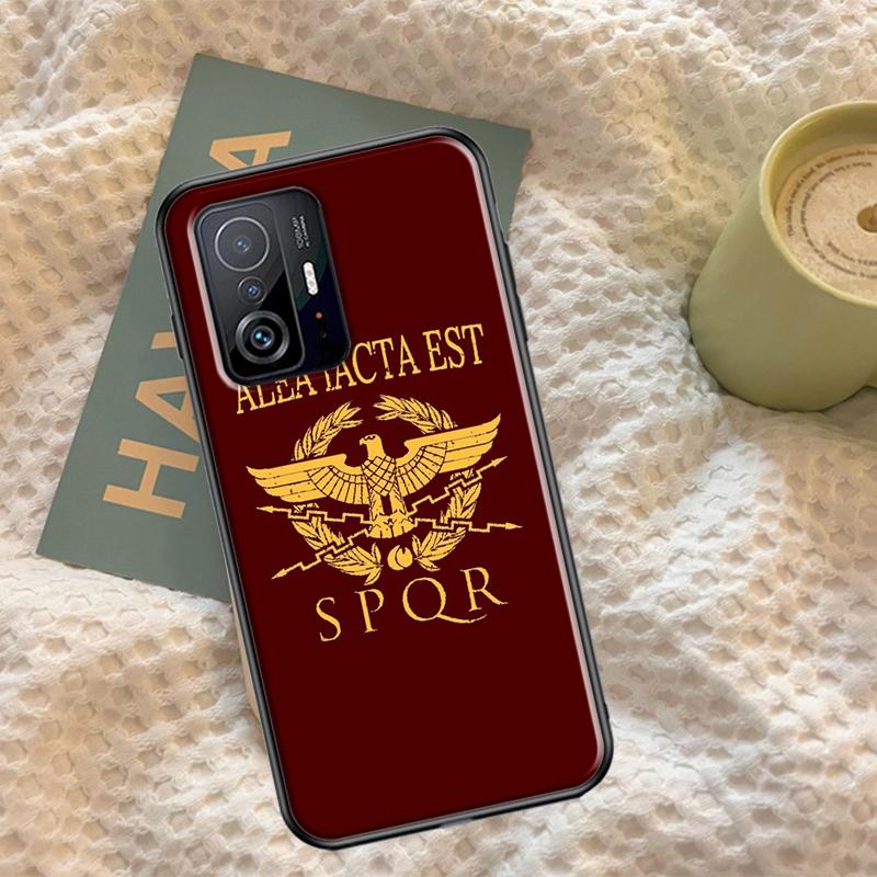 SPQR Roman Imperial Legion Cover For Xiaomi 12T 11T Pro 12 13 Lite Case For POCO X5 X3 Pro X4 F4 GT F3 M5s F5 Pro Coque