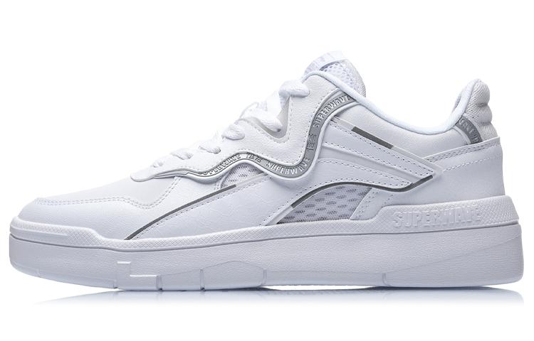Li Ning SPWV Lite Текстиль, Покрытие из синтетической кожи Нескользящая и износостойкая Низкие кеды для скейтборда AGCR037-1 39.5