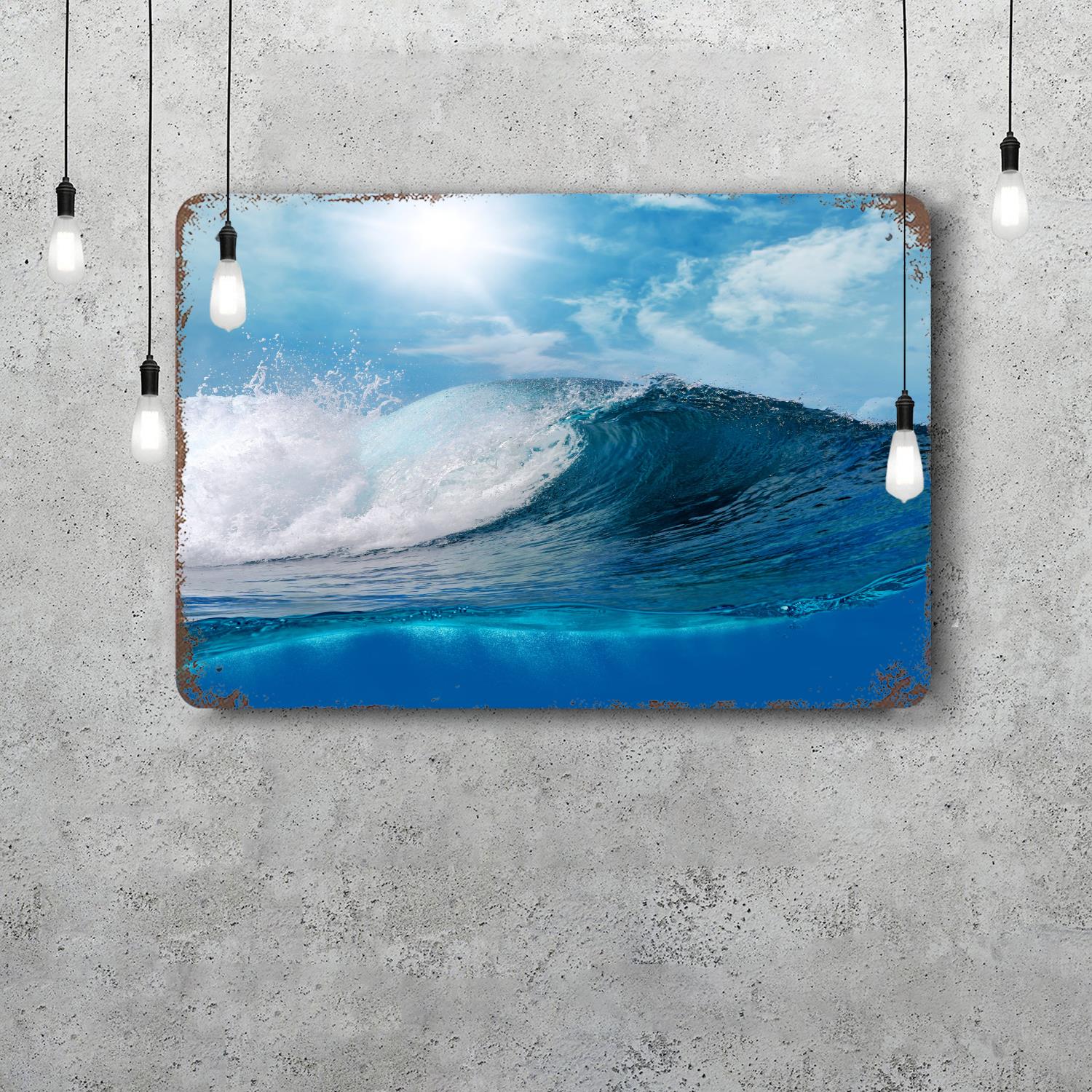 

ocean Decor Vintage Metal Signs Tin Signs Captain Poster Decor for Bar Pub Club Man Cave Wall Decoration 20x30cm（7.8x11.8inch）