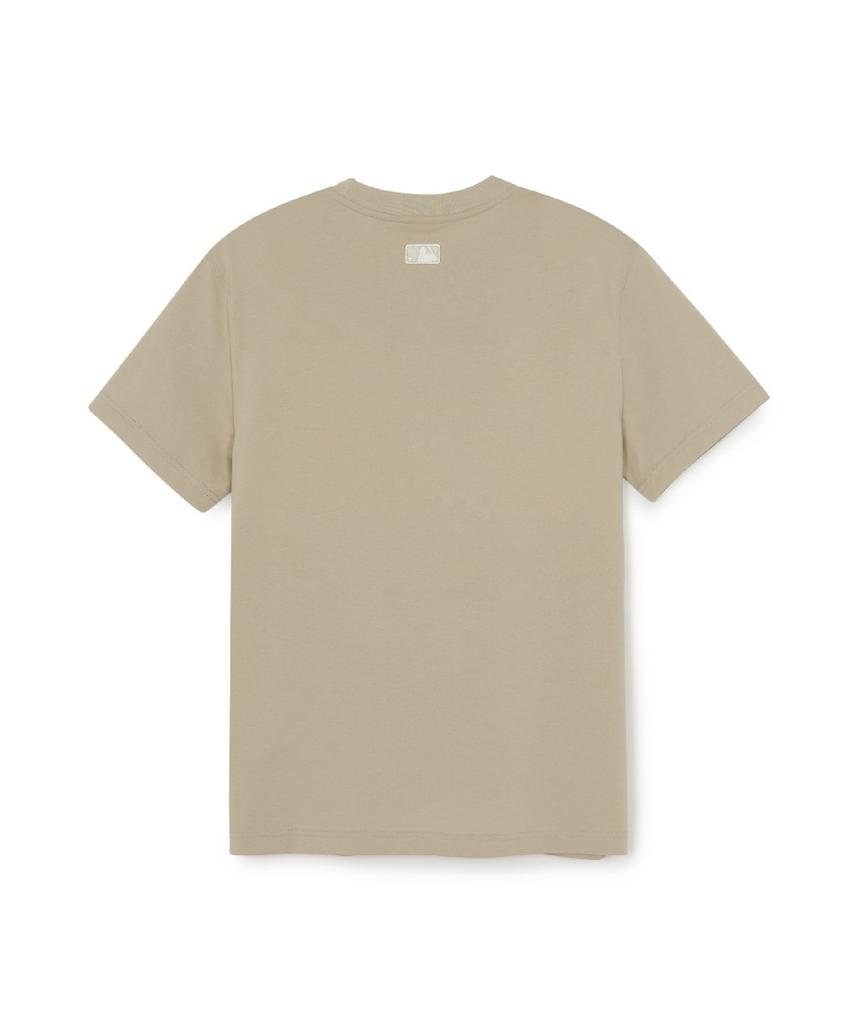 Emelbi Basic Comfortable Fit Short Sleeve T-Shirt Bos (Sand)