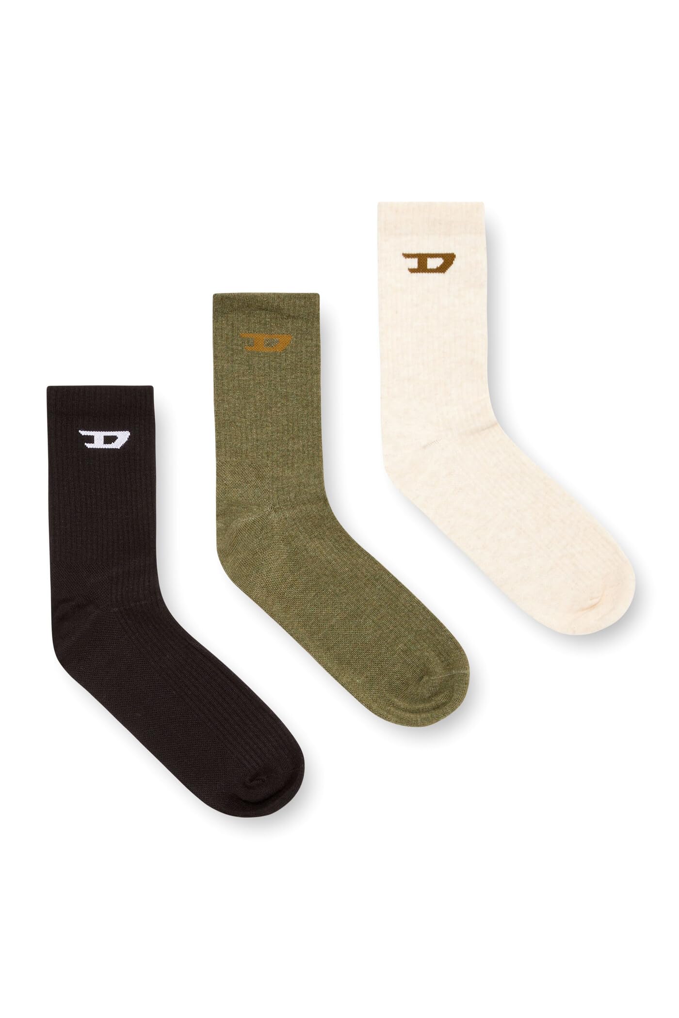 

Мужские носки-гольфы Diesel, набор из 3 пар, SKM-D-TENNIS-CREW, A178830NKCA, M C, E7186