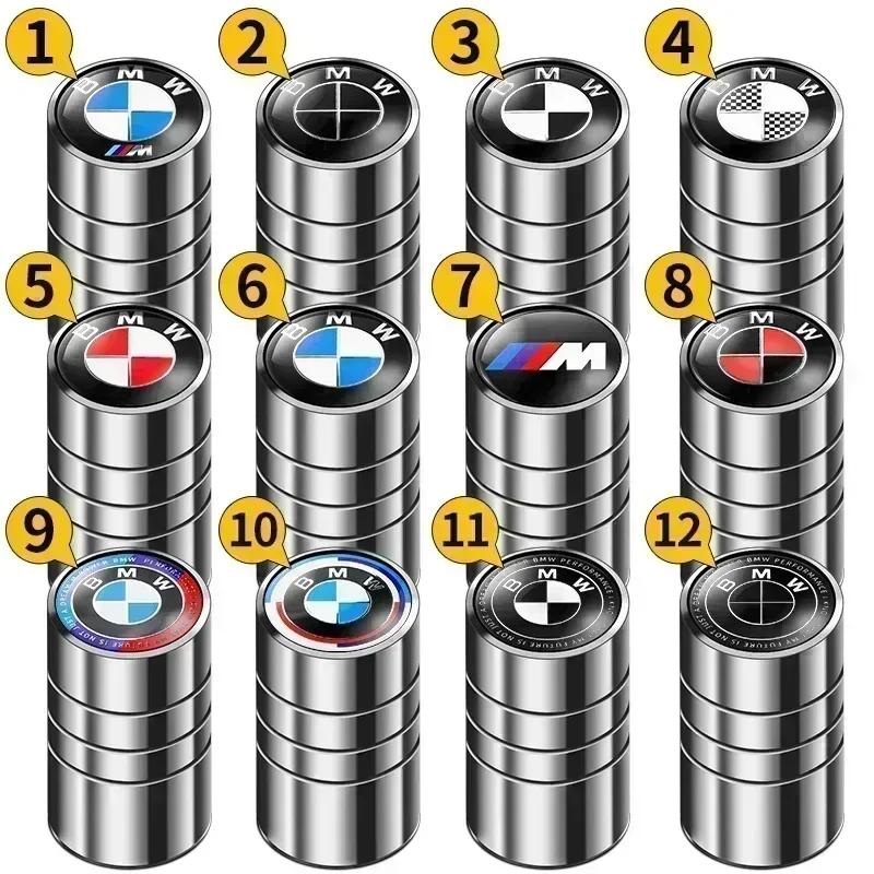 4pcs Car Accessories Aluminum Valve Caps Car Wheel Tires Valves For BMW M E90 E60 E46 E93 F20 F21 F30 F31 F32 F33 F34 F15 F10