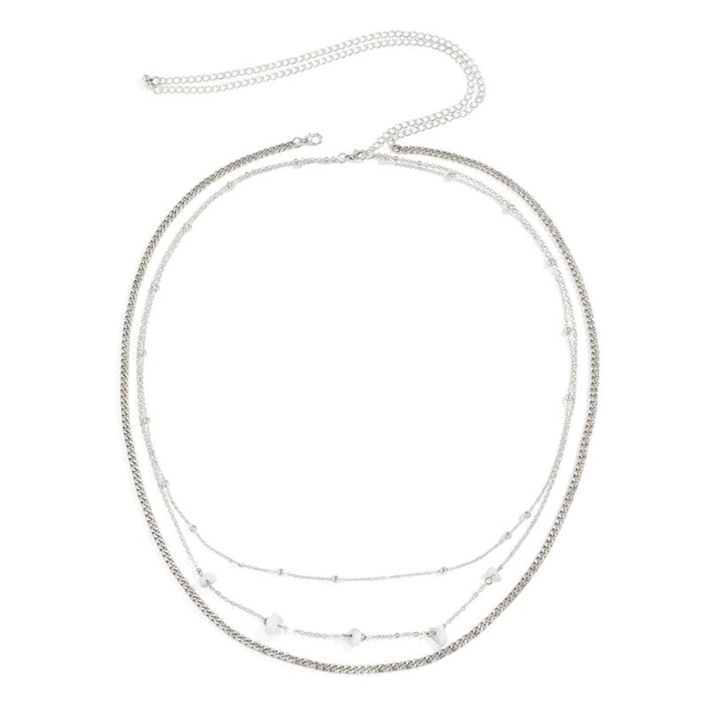 

Stylish Adjustable Metal Waist Body Chain For Women Fashionable Modern Look Perfect For Dresses Outfits 1