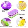 Honeycomb Ice Cube Tray 37 Cubes Silicone Ice Cube Maker Mold For Ice Cream Party Whiskey Cocktail