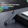 מתאם רב-תכליתי 10 ב-1 USB-C ל-HDTV עם 100M Ethernet ורכזת USB למובייל, מחשב, קונסולת משחקים