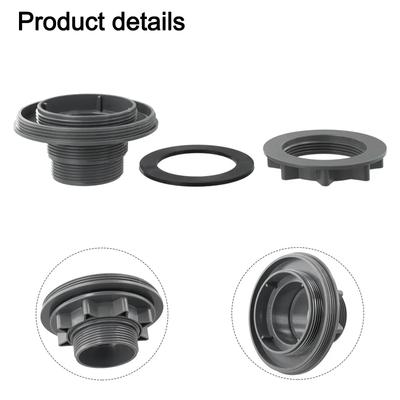 Upgrade Your For Intex Pool System with This Reliable Threaded Hose Connector Set for Efficient Water Circulation