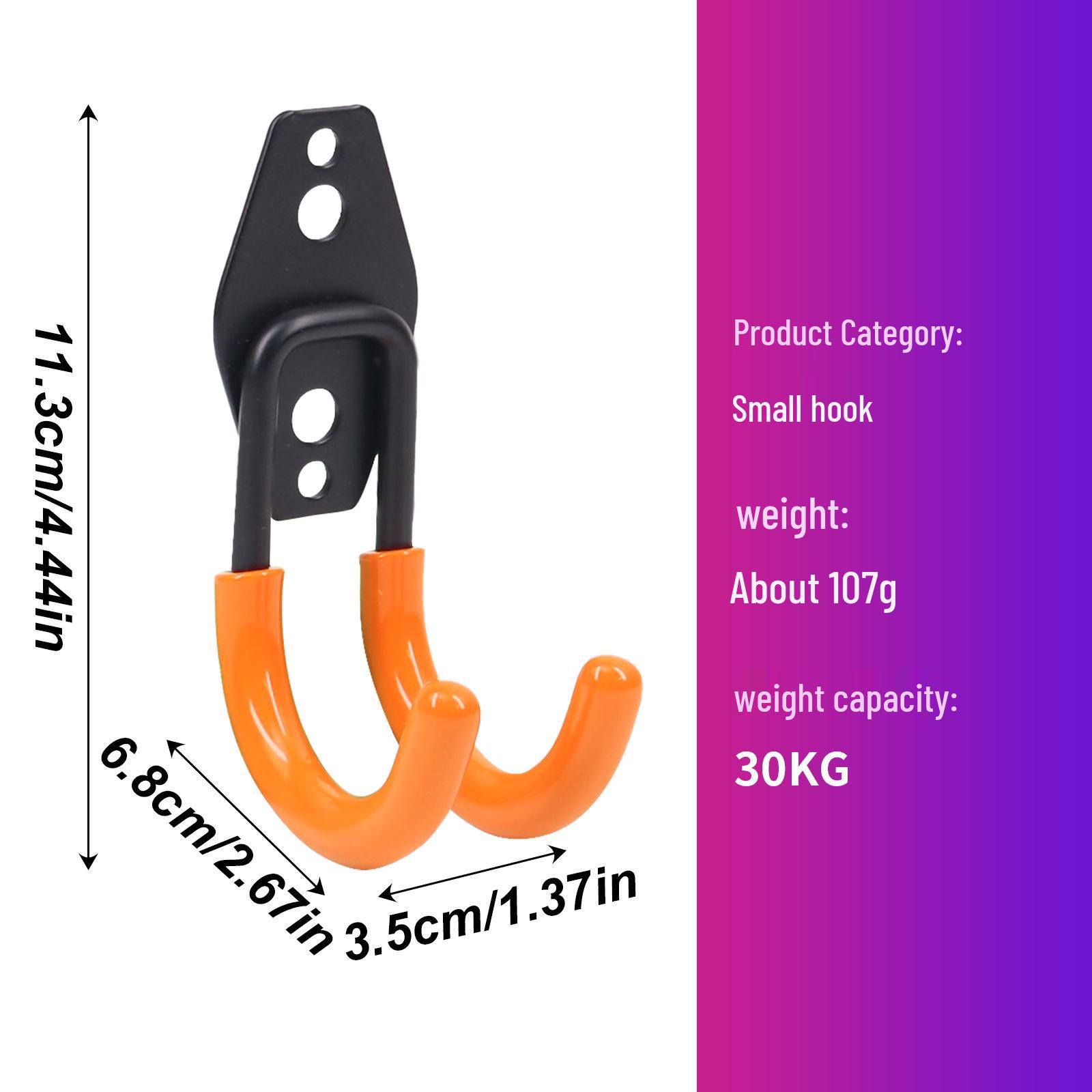 

Garage Wall Mount Hooks for Tools, Bicycles, Skateboards, Ladders, and More