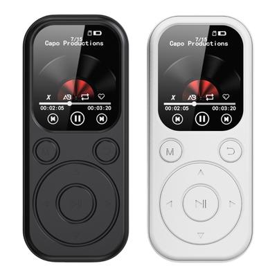 Portable MP3 Bluetooth-compatible 5.4 Music Player with High Resolution Color Screen FM Radio and Card Expansion