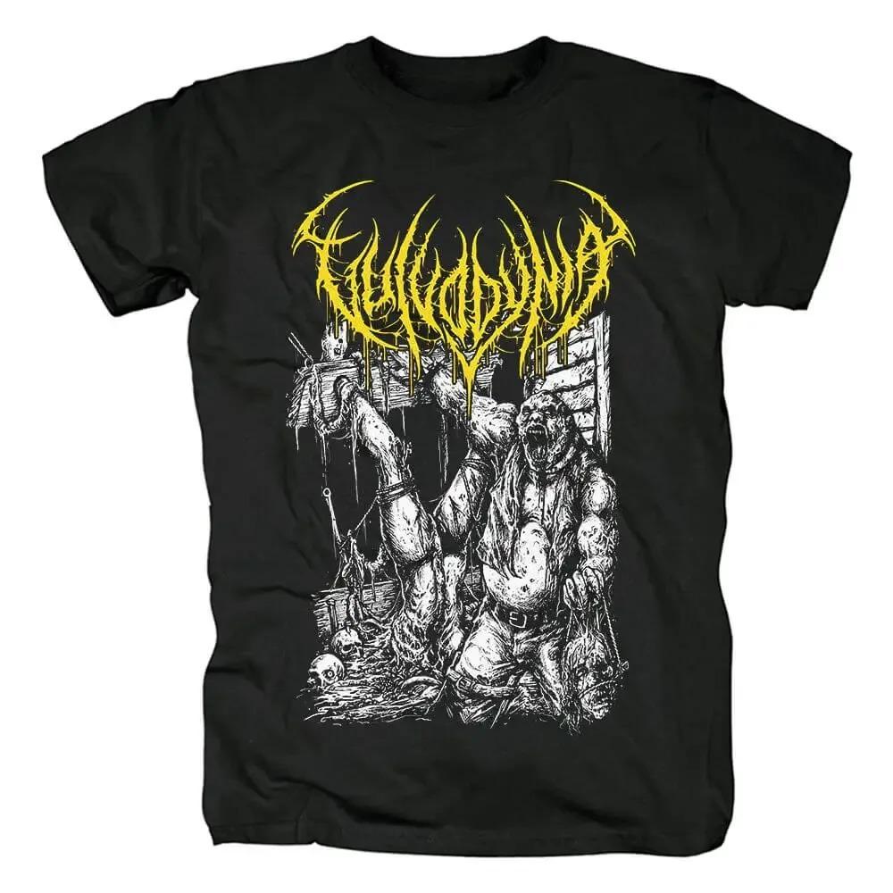 Vulvodynia Themed Tshirt South African Cruel Death Metal Band Global Tour Merch High Quality Cotton Hip Hop Short Sleeve Tee