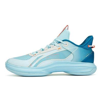 Li Ning Low Top Performance Basketball Shoes Men Sneakers Blue ABPR069-4