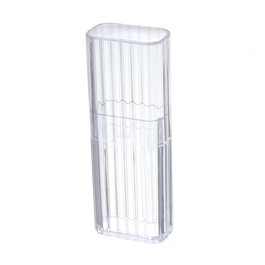 Swab Box Travel Camping Storage Box Transparent Storage Box Plastic Bathroom Accessories Organizer Toothpaste Toothbrush Case