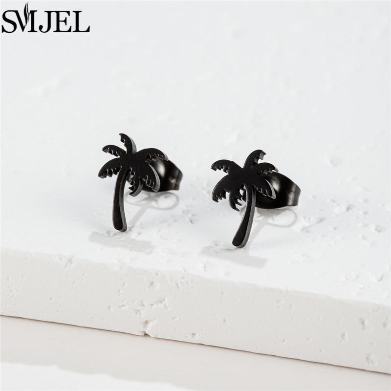 Vintage Tree of Life Stainless Steel Earrings for Women Fashion Norse Mythology Yggdrasil Jewelry World Peace Ear Studs Gift