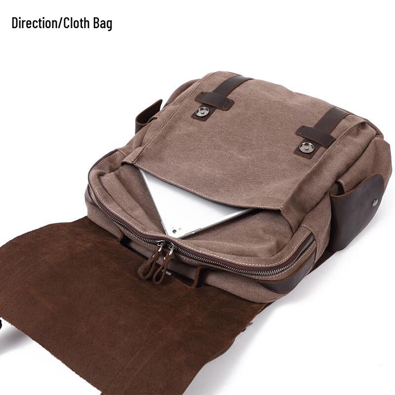 Men's Casual Canvas Travel Backpack