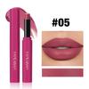 6 Color Matte Lipstick Pencil Waterproof Long Lasting Non-Stick Cup Sexy Red Matte Solid Lip Gloss Nude Pink Lipstick Pen Makeup