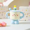Creative Ceramic Cup with Lid Spoon Mug Small Cute Cup for Girls and Boys Gift Birthday Gift Milk Cup