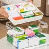 Large Capacity Portable Storage Box for Groceries Transparent Multi-Layer Home Portable First Aid Kit Family  Organizer