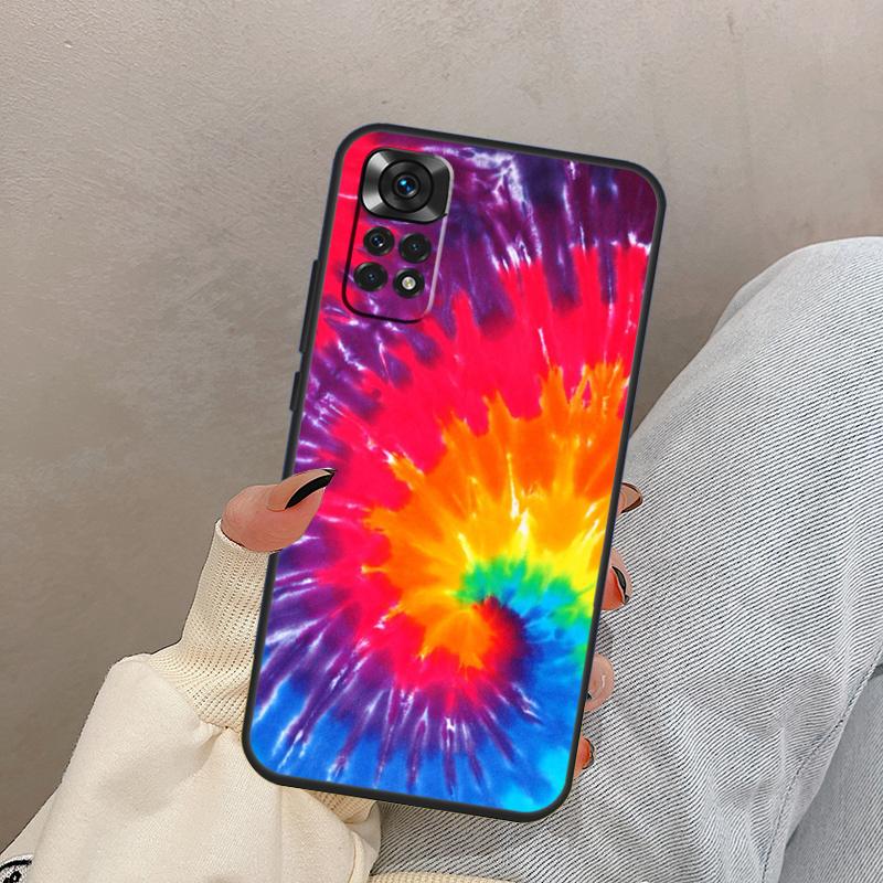 Colorful Tie Dye Rainbow Hippie Art For Xiaomi Redmi Note 14 10 11 12 13 15 Pro Plus Case Cover For Redmi 15 15C 14C 10C 12C 13C