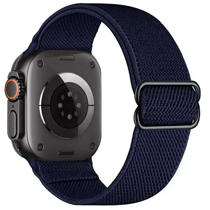 Elastic Nylon Loop Strap For Apple Watch Ultra 3/2/1 49mm 11 10 46mm 42mm Bracelet Wristband iWatch 9 8 7 6 5 4 SE 45/41/44/40mm