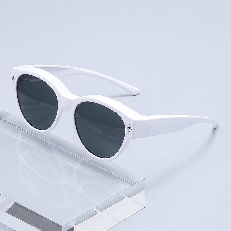Neutral Fashion New Cat Eye Polarized Sunglasses Can Set Glasses Sunglasses Outdoor Driving Travel Sunscreen Sunglasses