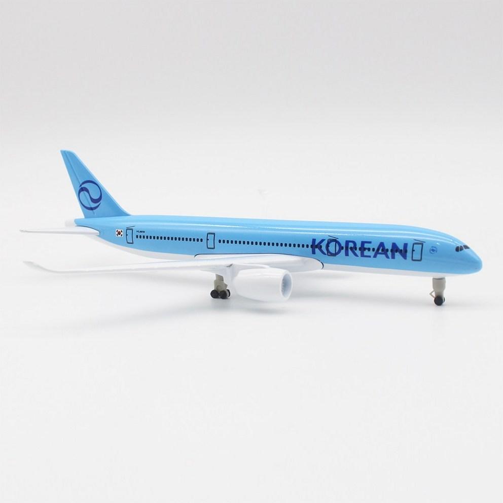 JJC Druckguss-Miniaturflugzeugmodell - Korean Air A350 (Neue Lackierung, 1:300, 20cm) - Sammlerstück & Dekorativ