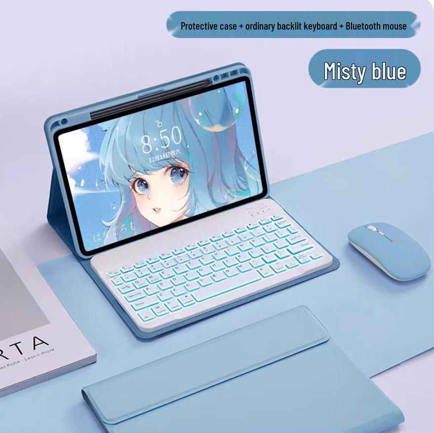 Redmi Pad Pro 12.1 Wireless Bluetooth Keyboard Protective Case with Spanish Language Support