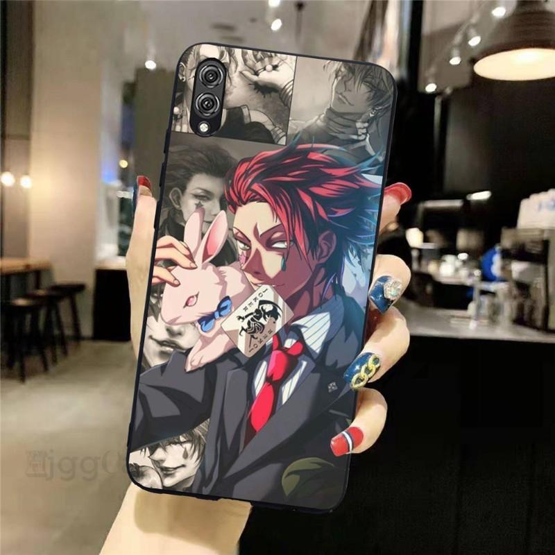 Pouzdro na telefon HUNTER X Hisoka Morow pro Honor 70 50 20 7S X9 X8 X7 Magic 4 3 Pro měkký černý kryt telefonu