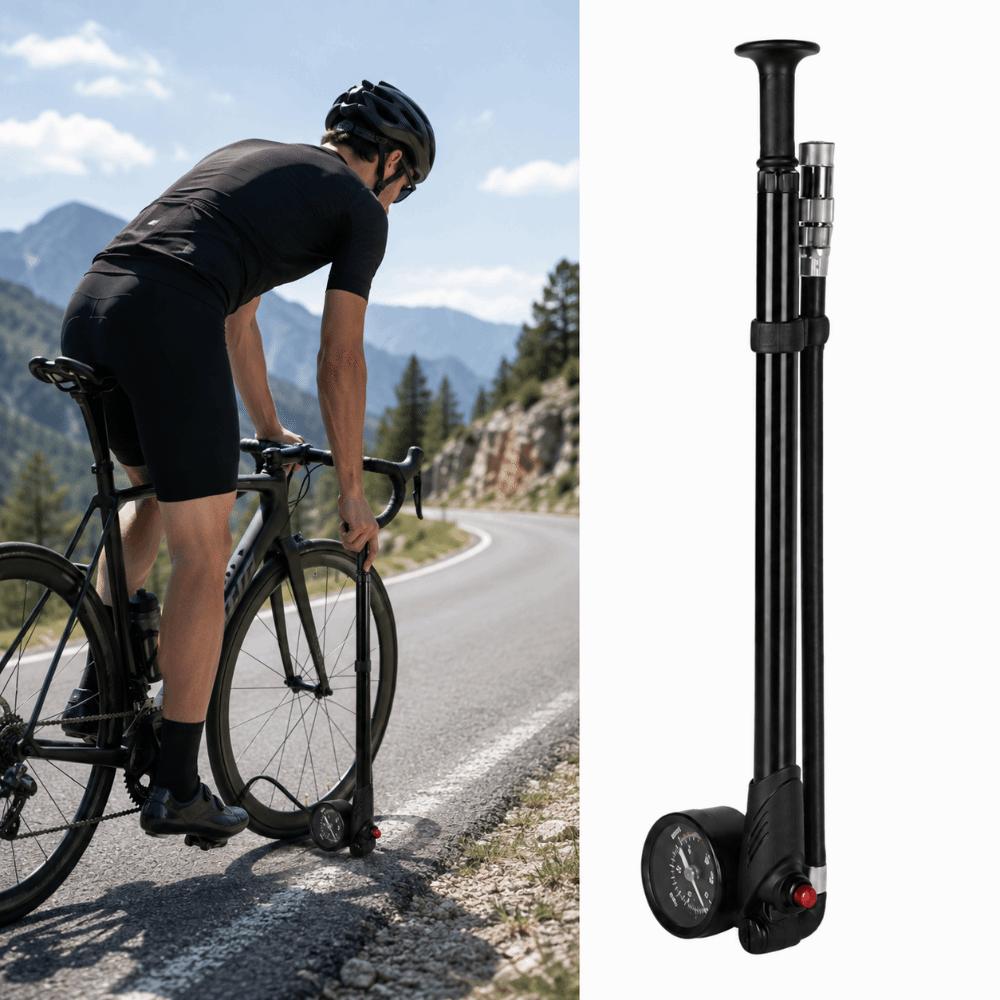 300 PSI Bike Suspension Pump with Gauge Bicycle Tire Pump Mountain Bike Shock Pump  for Front Fork