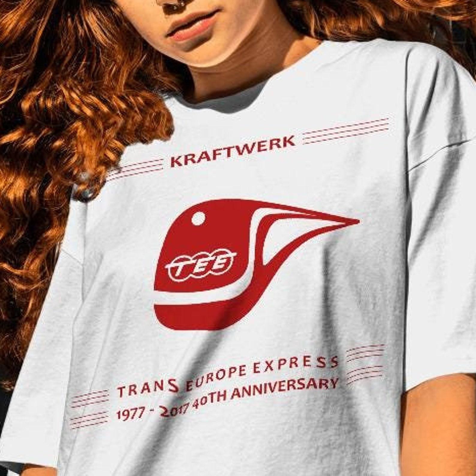 Kraftwerk Trans Europe Express Shirt - Electronic Music Band Tees S