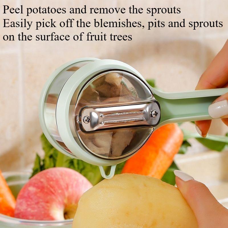 1PC Fruit Peeler Universal Multi-functional Paring Knife Storage Type Household Kitchen Special Fruit Potato Multi-function
