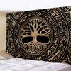 Boho Decor Mystic Symbols Home Decor Tapestry Mandala Psychedelic Scene Wall Tapestry