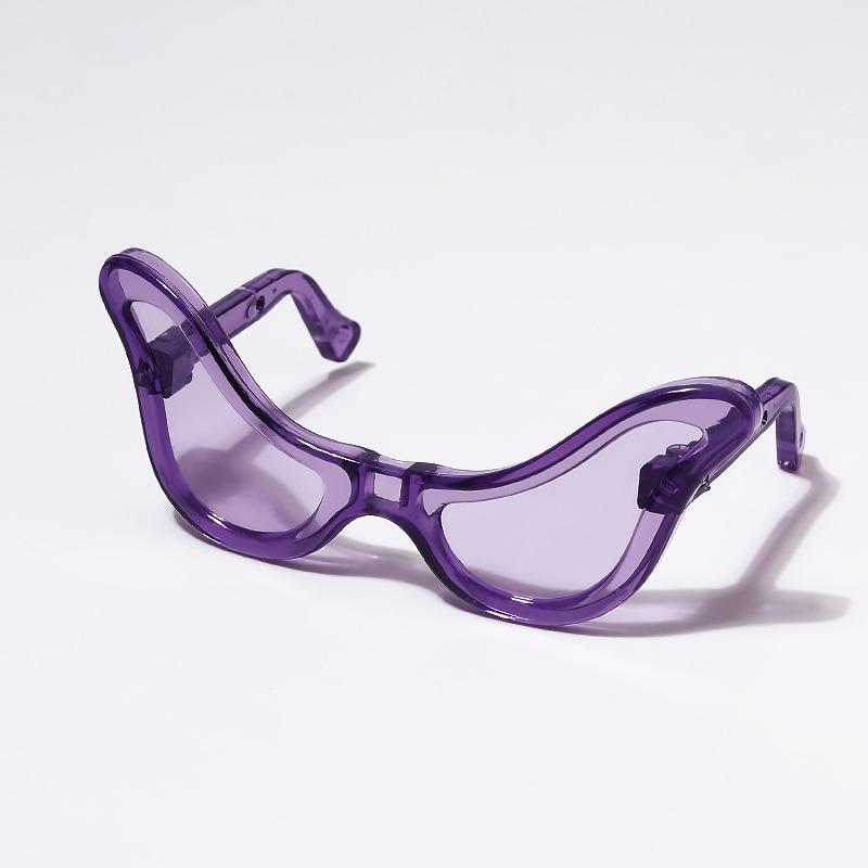 Puppenbrillen, 5 Farben Kunststoff Anziehbrillen für Spielzeugbrillen Kostümzubehör DIY Spielzeug Puppenbrillen Zubehör