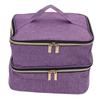 Nail Polish Storage Bag Hold 30 Bottles Large Capacity Portable Nail Polish Nail Lamp Carrying Case for Manicure