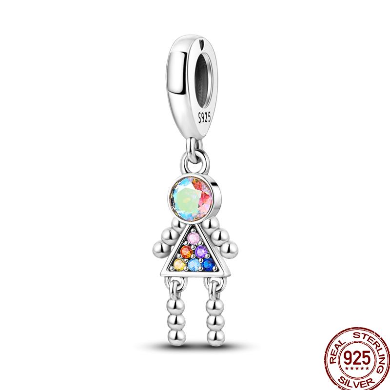 Copper Love Blessing Diamond Love Family Friendship Love Charm Beads Suitable For Pan Original Bracelet Diy