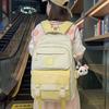 Simple Junior High School High School Student Schoolbag American Campus Wind Burden Reduction Large Capacity Backpack