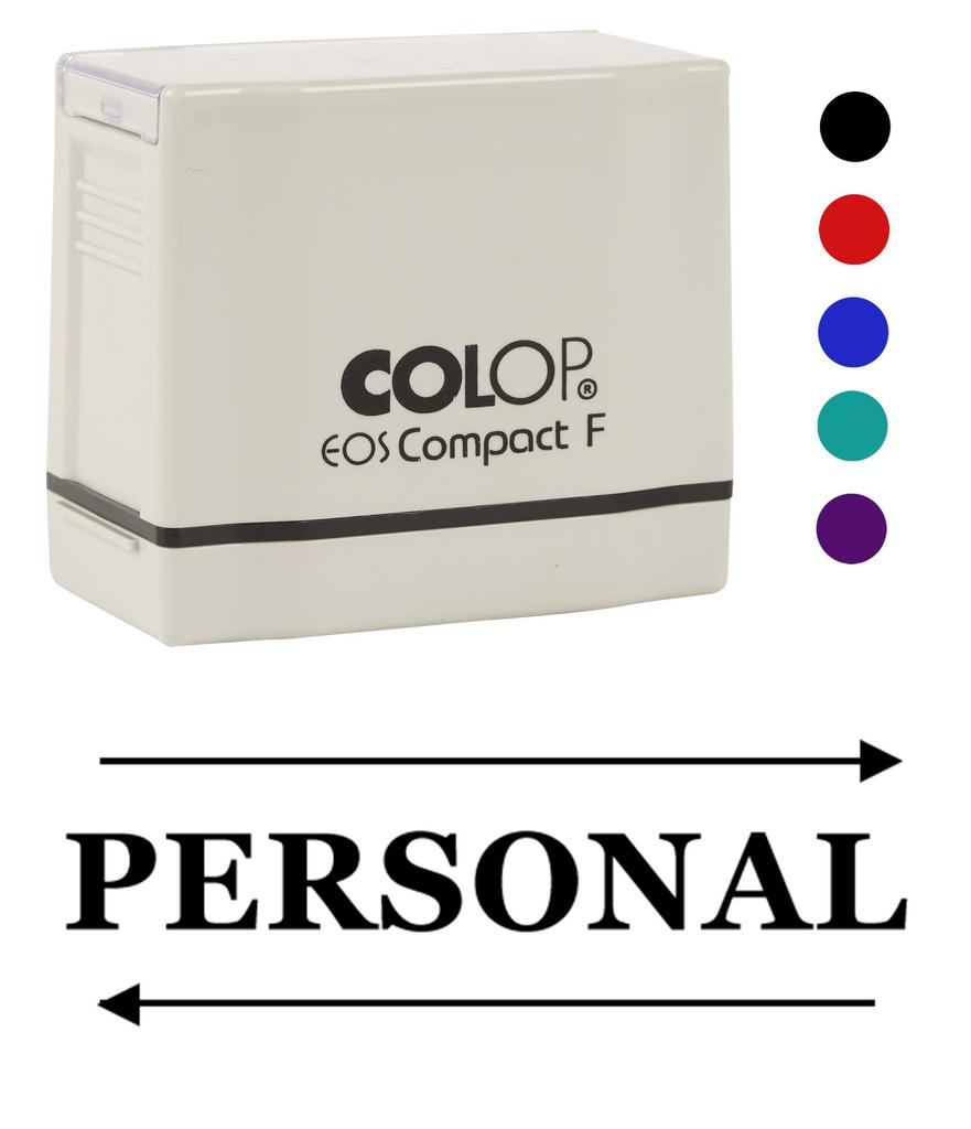 Printtoo Personal Self Inking Rubber Stamp Pre-Inked Office Stamp- Home Office Business Stationery, 47 x 20 mm