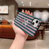 Surreal Striped Eye Lip Flower Graphic Art Print Film Aesthetic Protective Shockproof Bumper Phone Case Cover For iPhone 14 15 16 Pro Max Plus