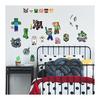 RoomMates RMK5366SCS Minecraft Characters Peel and Stick Wall Decals, Multi