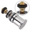Daily Use Bathing Experience As Shown Triple Bathtub Valve Non-fading Brass Lever Valve Core Copper Chrome Plating